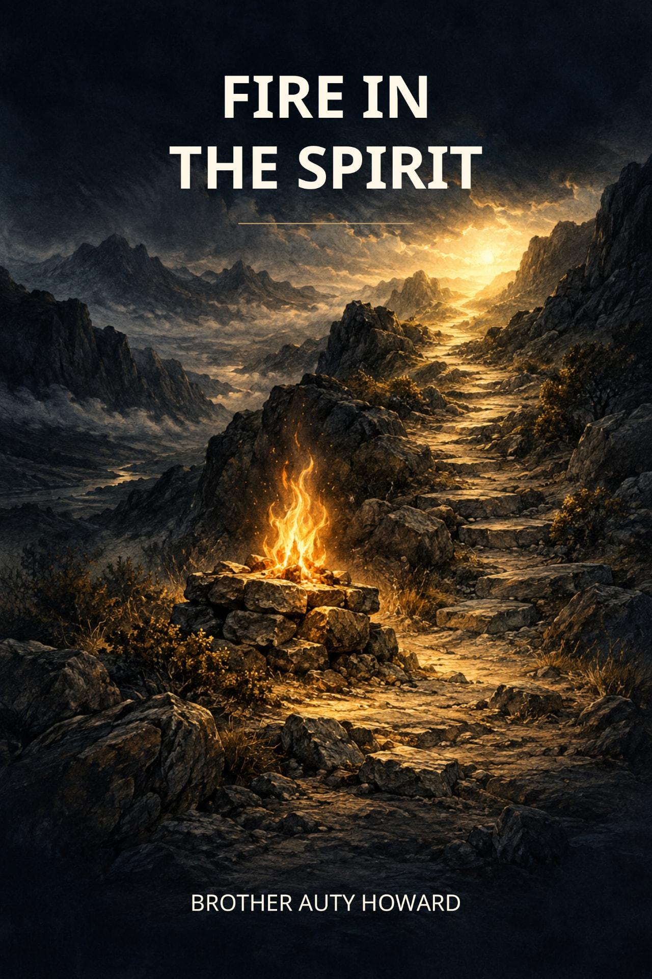 Official Fire In The Spirit book cover by Brother Auty Howard